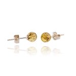 Amber Earrings Studs - 925 Sterling Silver EAR008 - Image 2