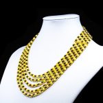 Amber Necklace - Multi-string Beads MUN029