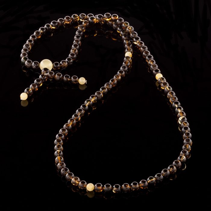 108 Amber Mala Prayer Beads BPB009 - Image 2