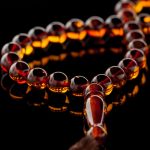 Islamic Muslim Tasbih Amber Prayer Beads - Round Beads IPB004 - Image 4