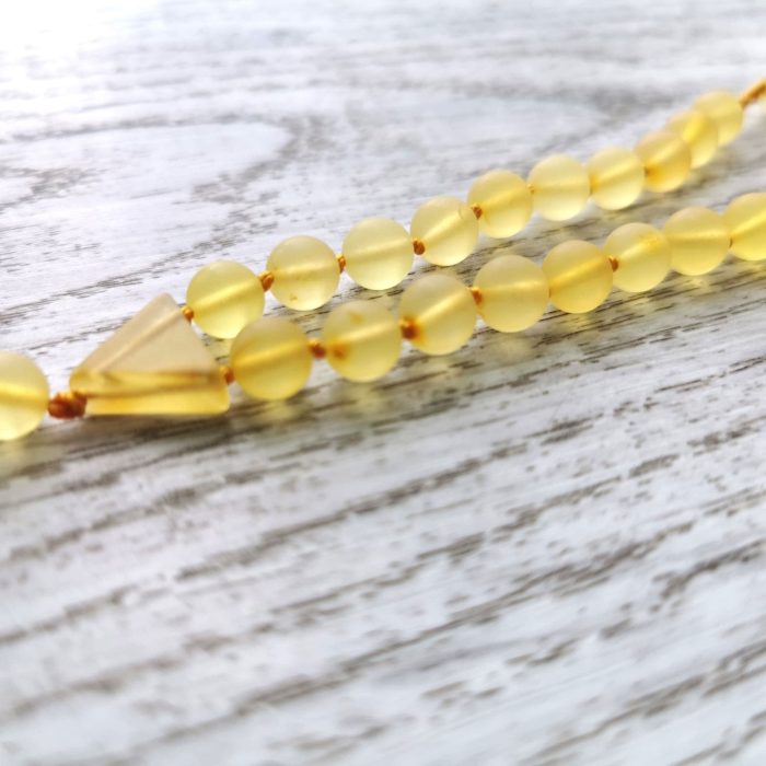 Christian Amber Rosaries - Matte Round Beads ROS002 - Image 4