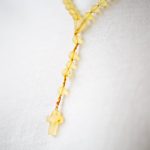 Christian Amber Rosaries - Matte Round Beads ROS002 - Image 2
