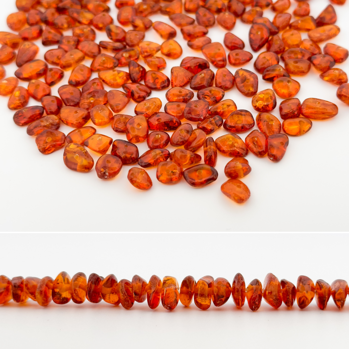 Amber Loose  Beads - Chips LB012 - Image 5