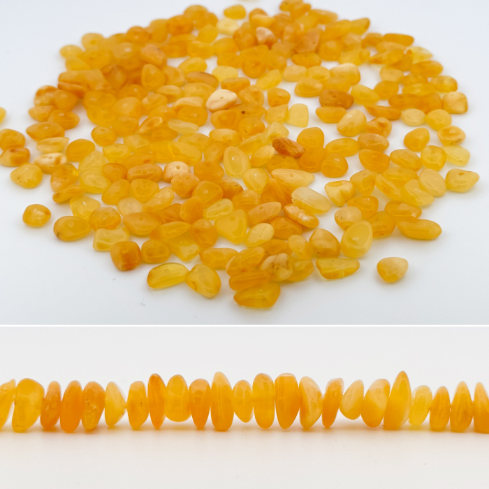 Amber Loose  Beads - Chips LB012 - Image 2